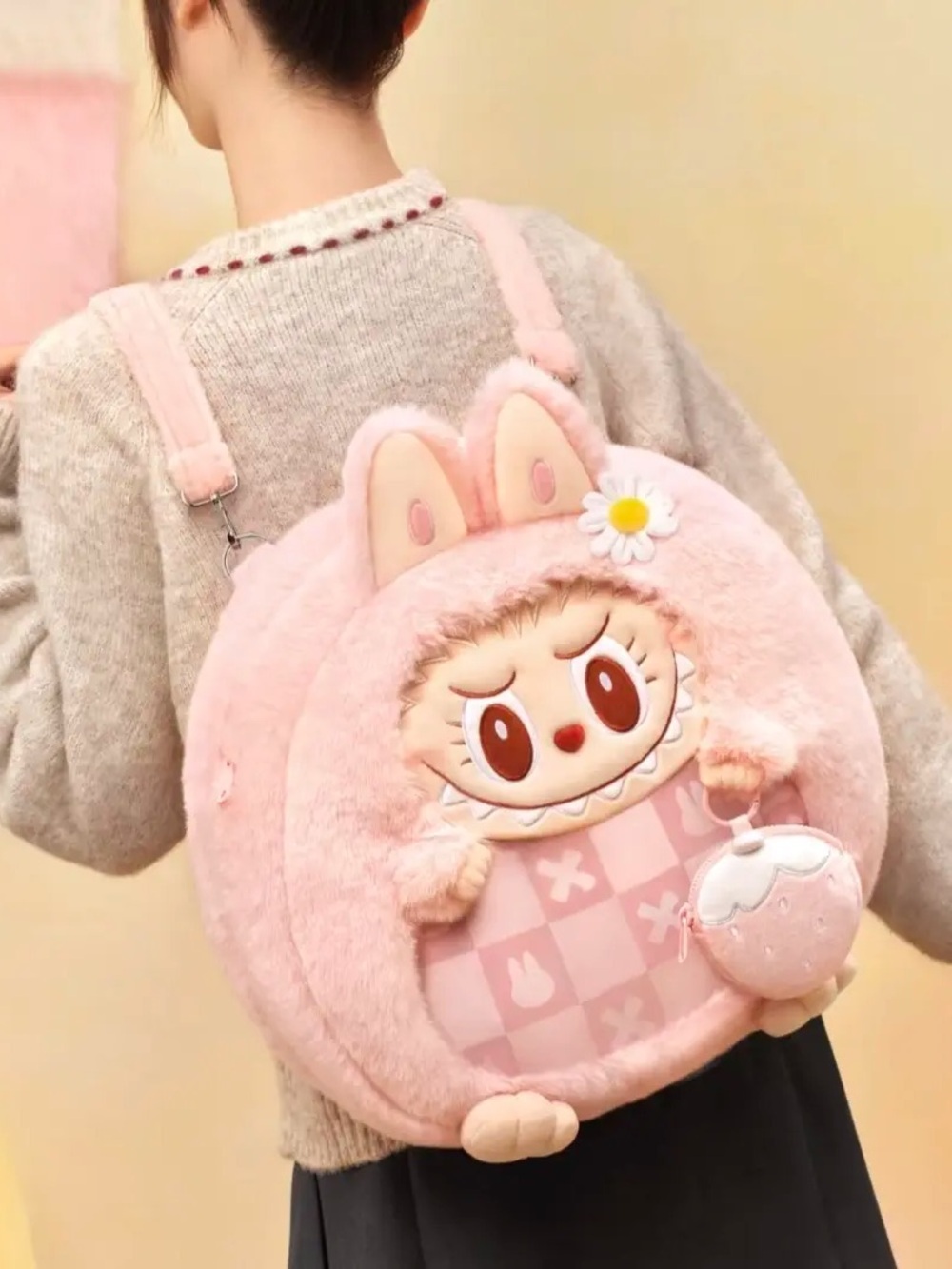 THE MONSTERS MOKOKO Fall Into Sweaters Series Plush Bag
